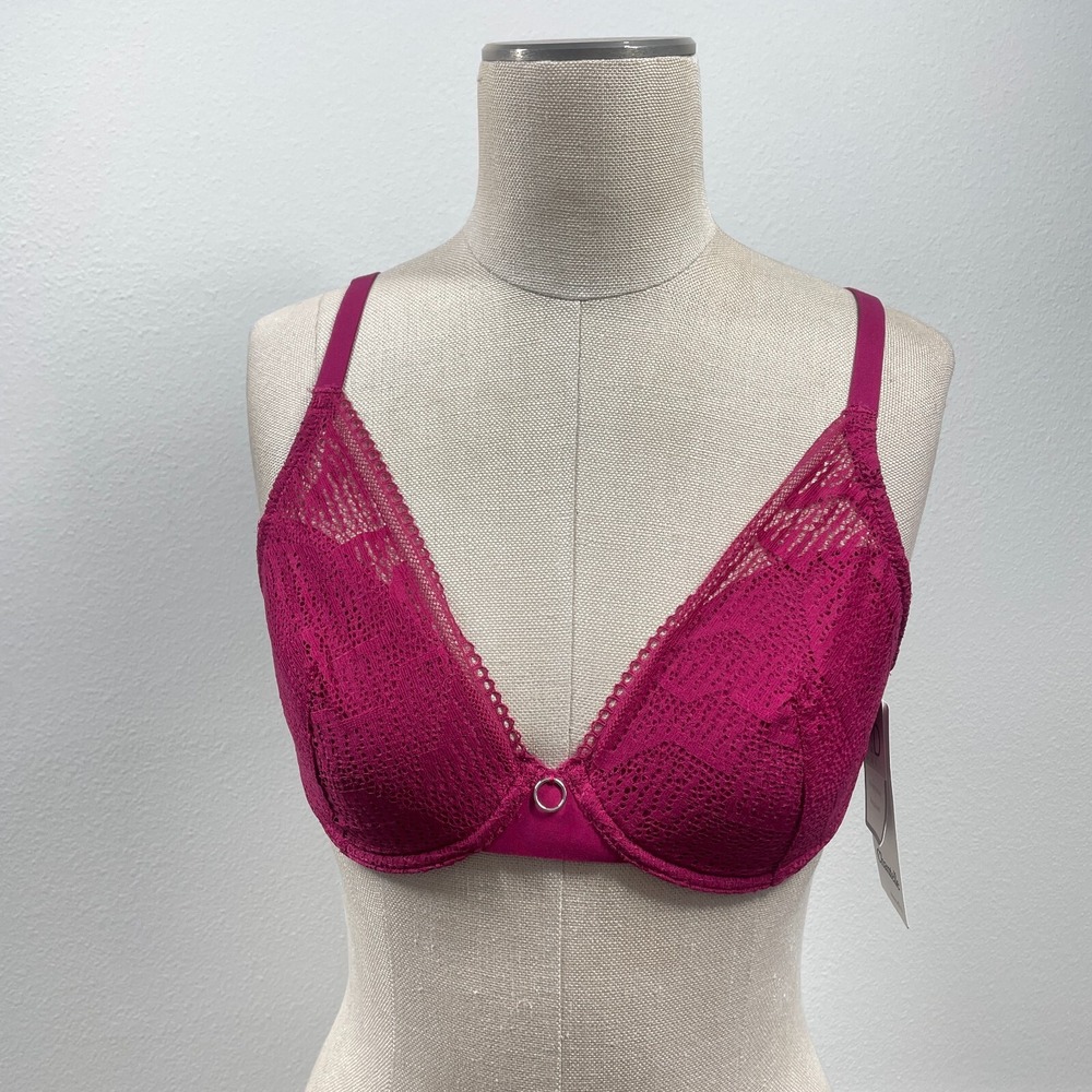 Chantelle Berry Lace Underwire Bra